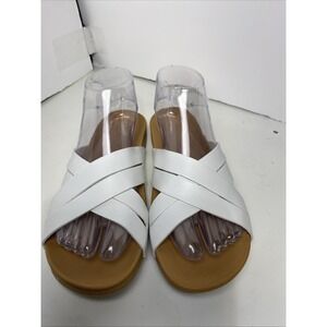 Reef Women's 7 Slide Sandals Cushion Spring Bloom White/Tan D65 Casual Beach